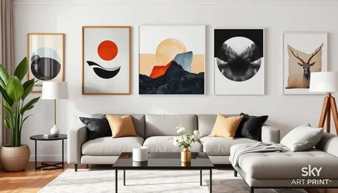 Bộ sưu tập các bản in tác phẩm nghệ thuật hiện đại và các tùy chọn Canvas từ Sky Art Print